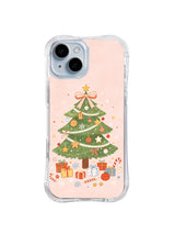 Ribbon-Topped Tree Christmas iPhone 14 Plus case by Merry Vellum