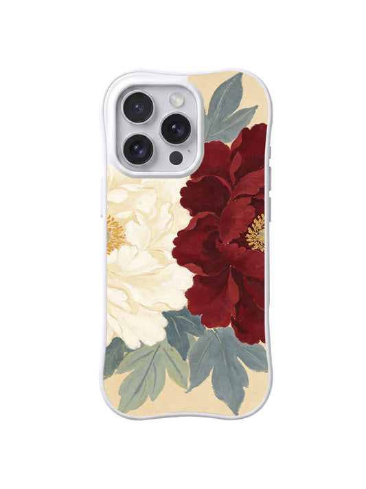 Romantic Garden Fragments iPhone 15 Pro case front view
