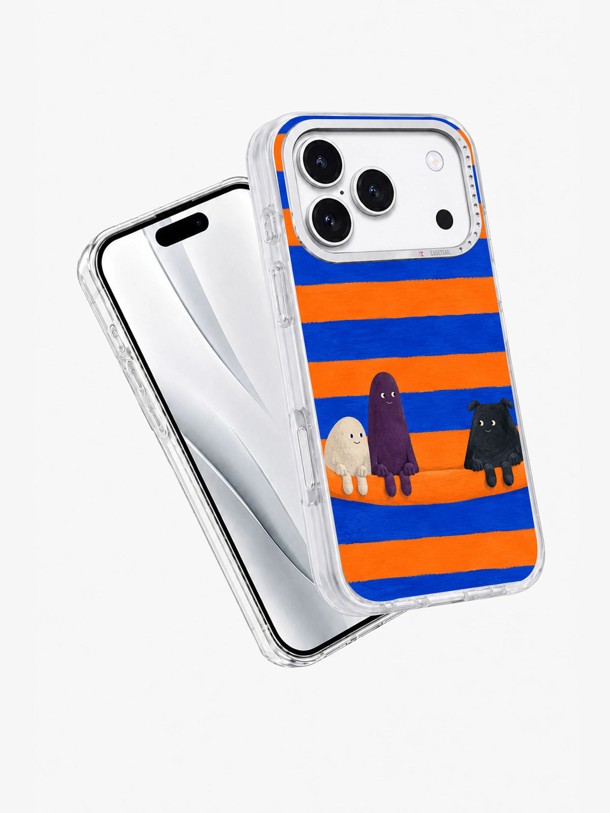 Angled product view of Room for One More iPhone 17 Pro case