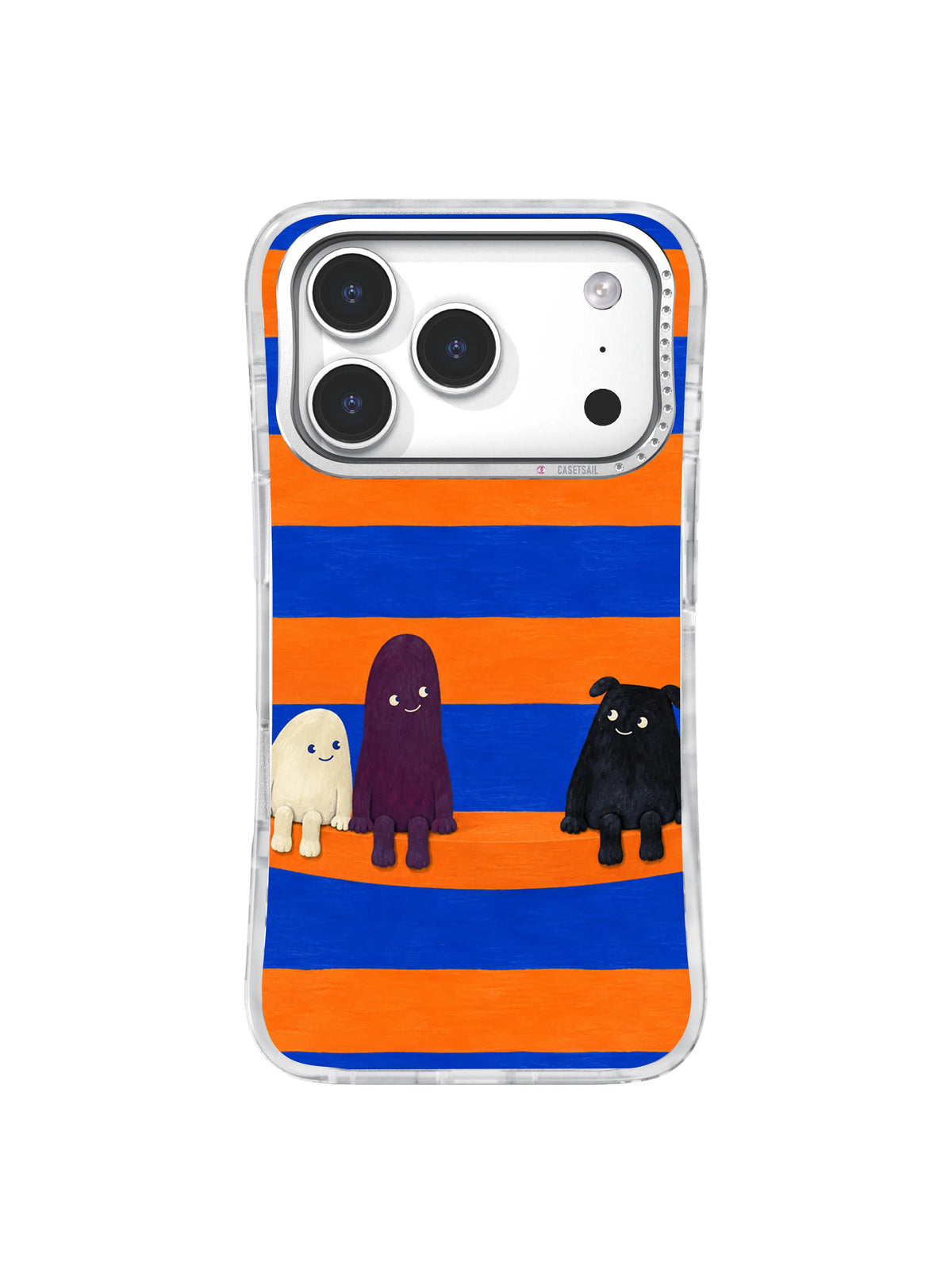 Ultramarine Bench artwork on an iPhone 17 Pro case
