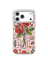 Rose Vase Love Spells pattern for iPhone 17 Pro Max case