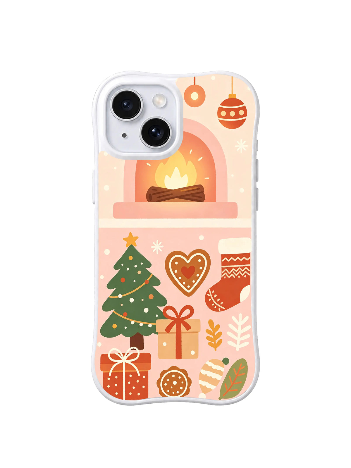 Cozy Fireplace Keepsakes iPhone 14 Plus case by Merry Vellum