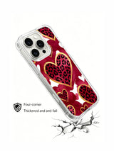 Ruby Heart Kingdom leopard heart iPhone 16 Pro case view 4