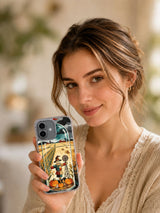 Lifestyle view of The Scarecrow Watch iPhone 17 case