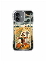 Red Flag Harvest Courage artwork on an iPhone 17 case