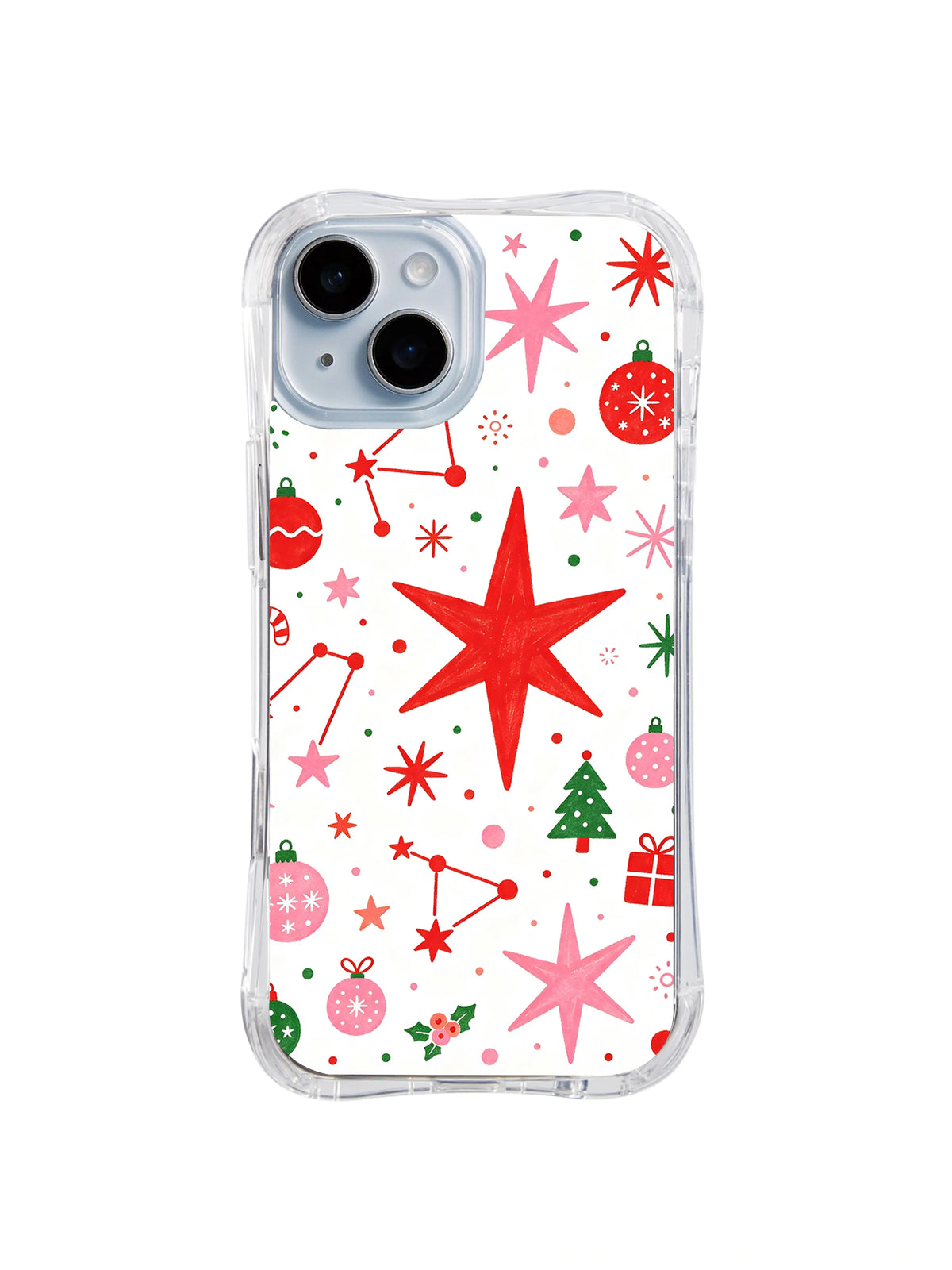 Scarlet Christmas Constellation pattern iPhone 13 case