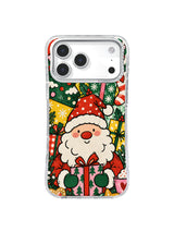 Scarlet Parcel Listener festive art on iPhone 17 Pro Max case