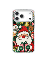 Warm Color Footprints festive art on iPhone 17 Pro Max case