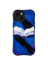 Open Book Crosscurrent abstract bookish phone case