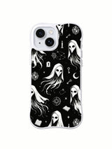 The Scholar’s Secret Apparitions dark academia ghost art iPhone 15 Plus case front view