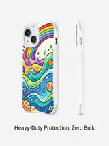 Sea Breeze Smile Drift iPhone 15 Plus case side profile