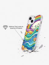 Sea Breeze Smile Drift protective iPhone 15 Plus case