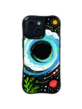 Saltwater Portal coastal art iPhone 15 Pro case