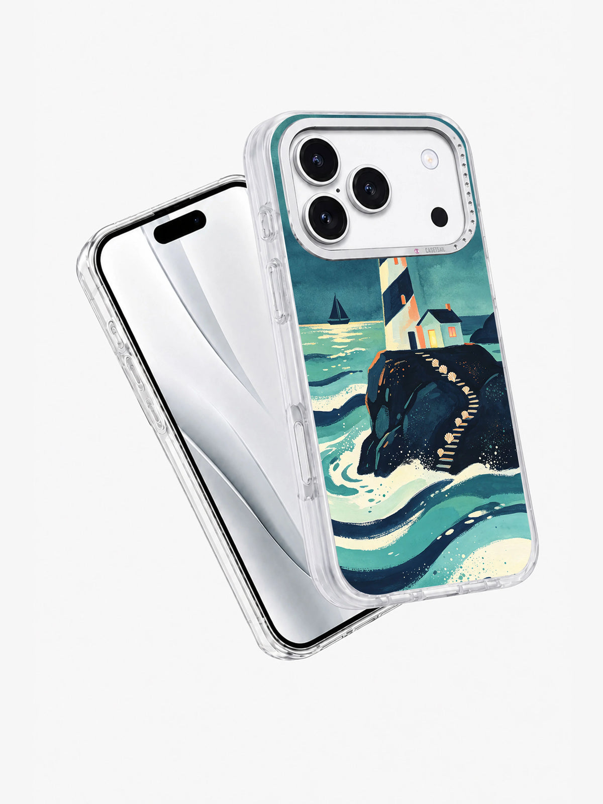 Angled The Sea Witch's Safe Harbor iPhone case product view