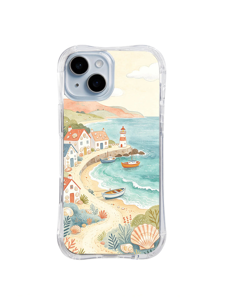 The Seashell Dream Harbor iPhone 14 Case