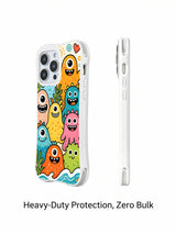 Seaside Blob Friends iPhone 13 Pro case slim side profile