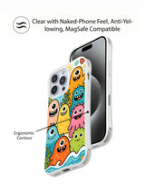 Seaside Blob Friends case shown beside a magnetic accessory