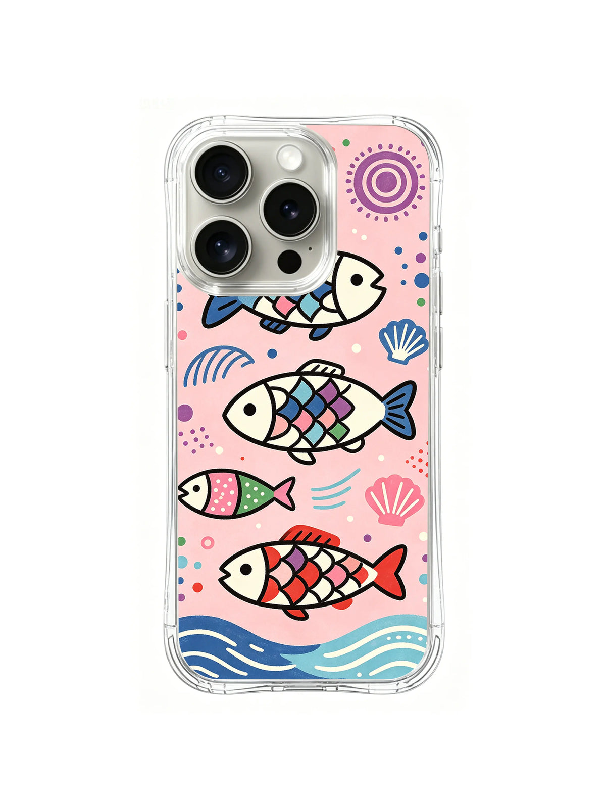 Seaside Spiral Waltz fish pattern