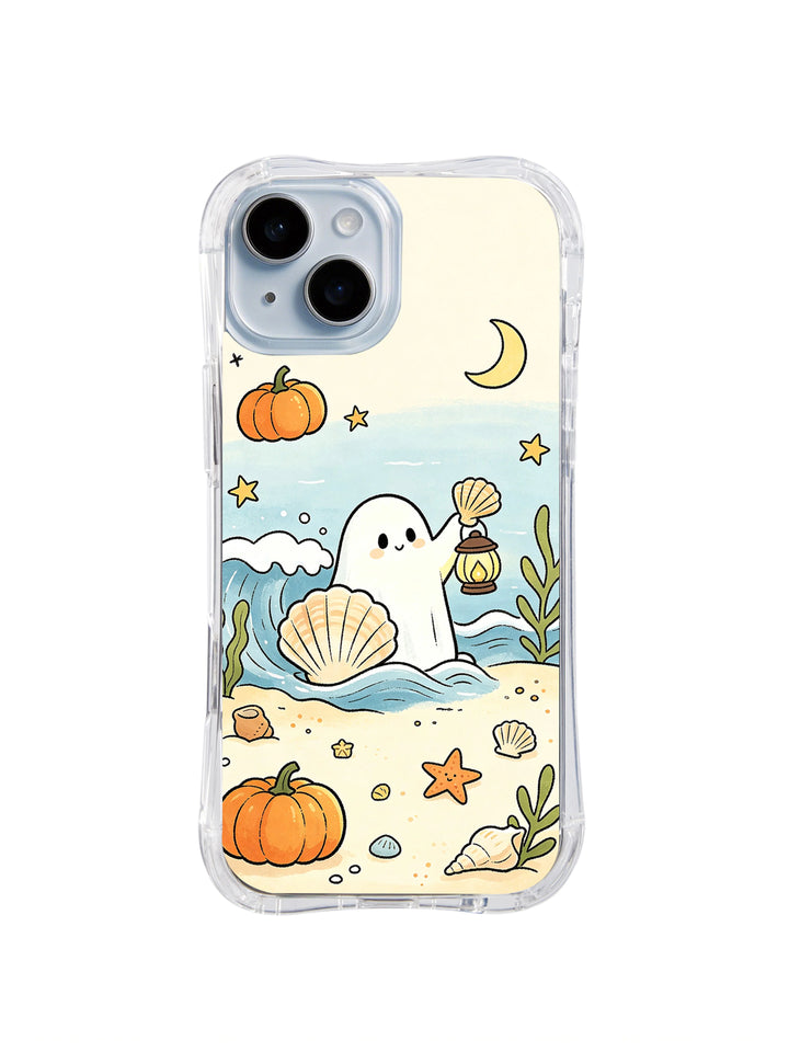 Seaside Ghost Lantern Night iPhone 14 Case