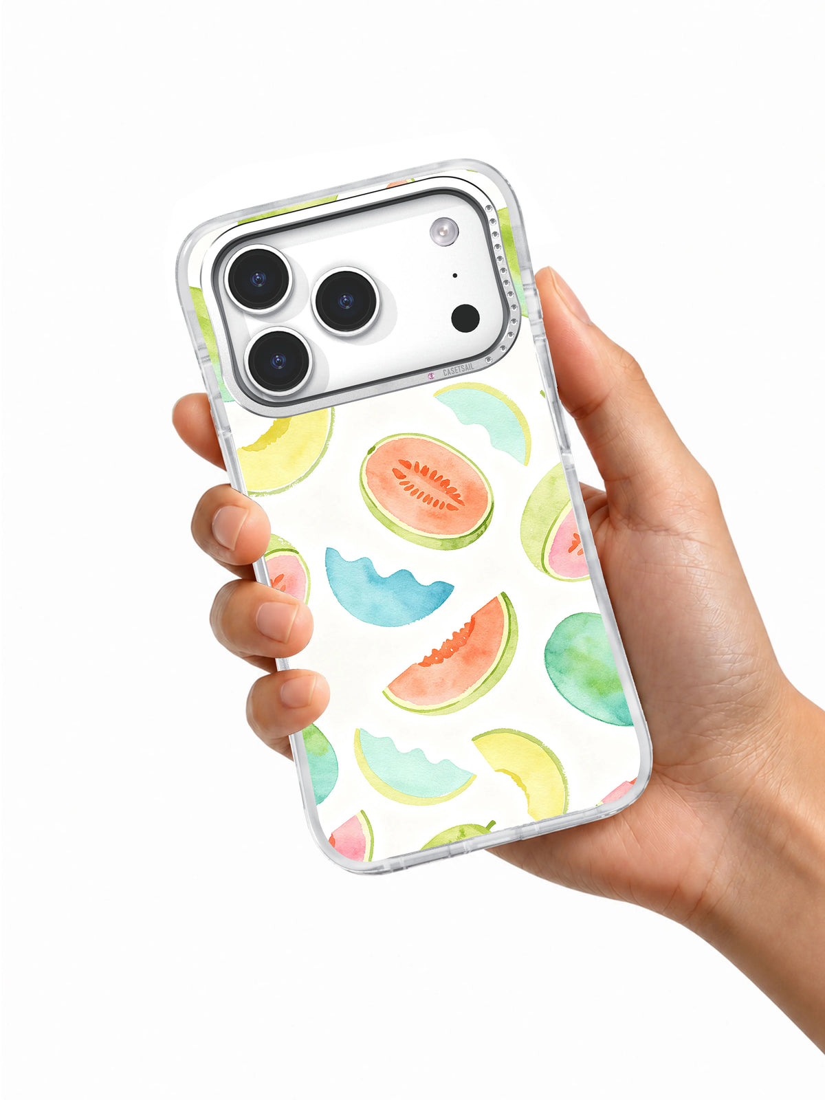 Product or handheld view of the Seaside Melon Notes case
