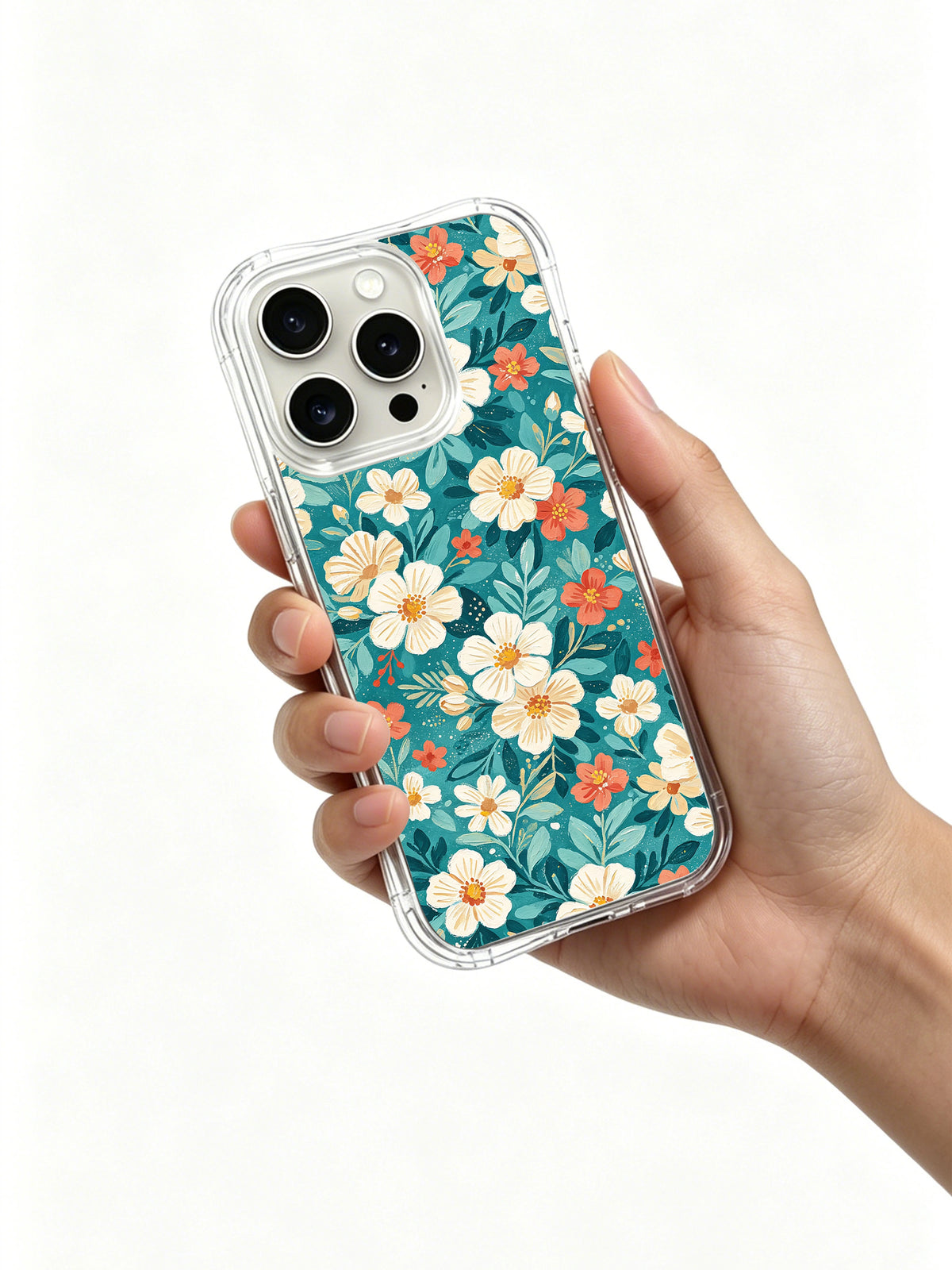 Seaside Petal Parade iPhone 15 Pro case product view 5