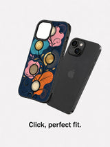 Secret Archive Garden iPhone 15 case lifestyle view