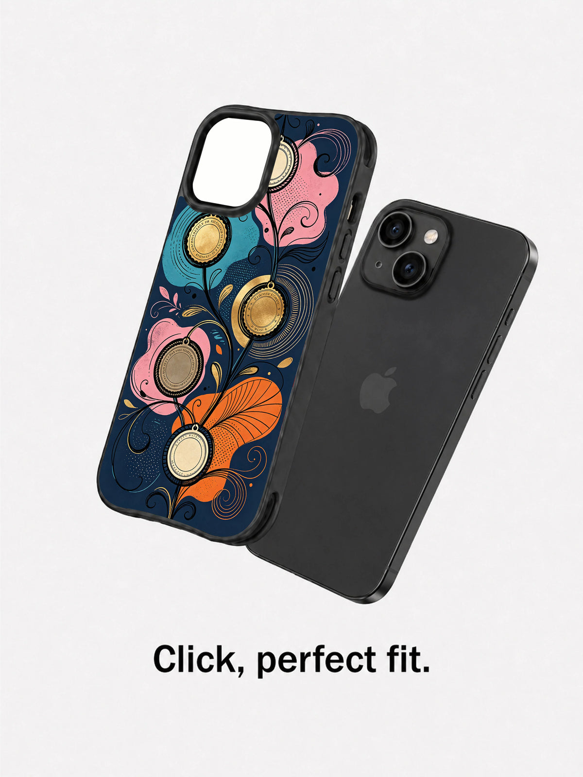 Secret Archive Garden iPhone 15 case lifestyle view