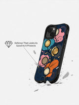 Secret Archive Garden iPhone 15 case side view
