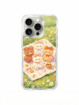 Secret Bow Bears iPhone 14 Pro Max case front view