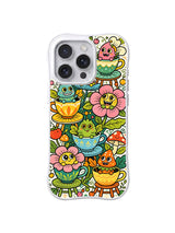 Secret Garden Oddballs iPhone 13 Pro case in Teacup Bloom Oddballs pattern