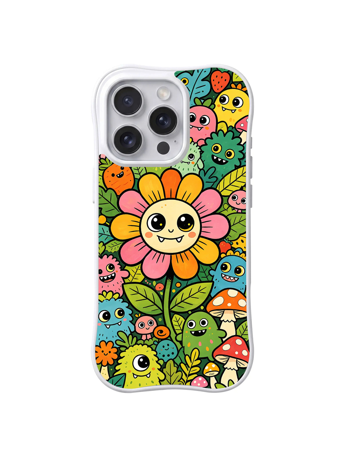 Secret Garden Oddballs iPhone 13 Pro case in Sunflower Secret Garden pattern