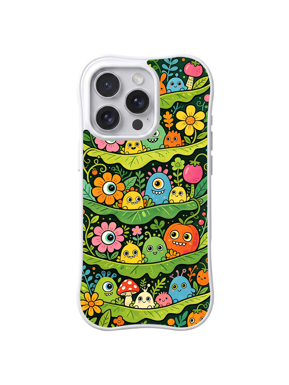 Secret Garden Oddballs iPhone 13 Pro case in Vine Maze Garden Critters pattern