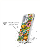 Angled product view of Secret Garden Oddballs iPhone 13 Pro case