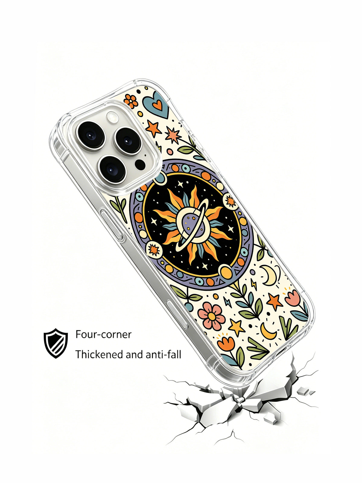 Secret Joy Universe protective iPhone 14 Pro case drop protection