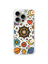 Cosmic Mandala Garden celestial iPhone 14 Pro case pattern