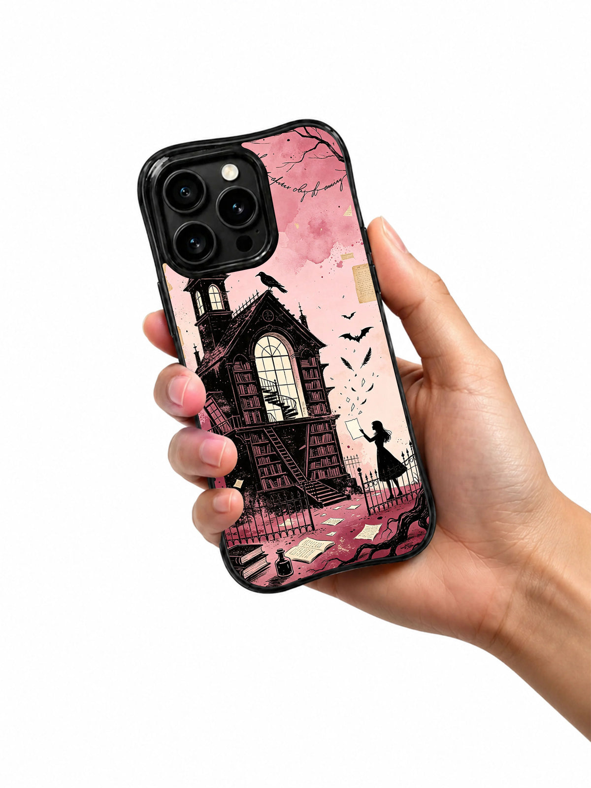 Secret Page Offering iPhone 13 Pro case angled product view