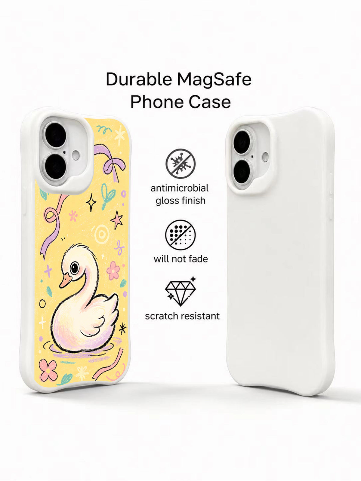 Secret Swan iPhone 16 Plus case product view