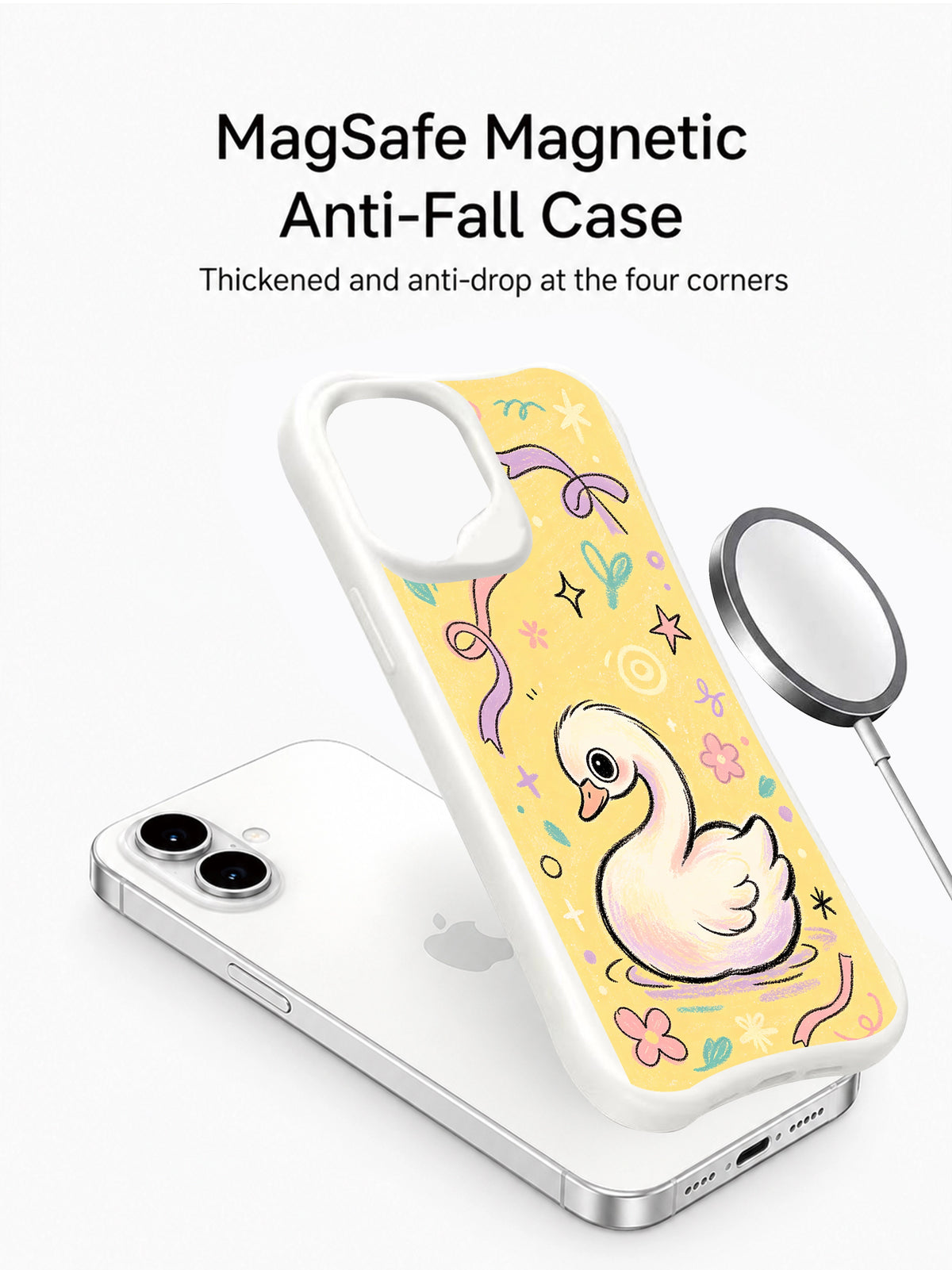 Secret Swan MagSafe iPhone 16 Plus case