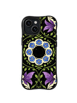 Enchanted Floral Portal pattern iPhone 15 Plus case