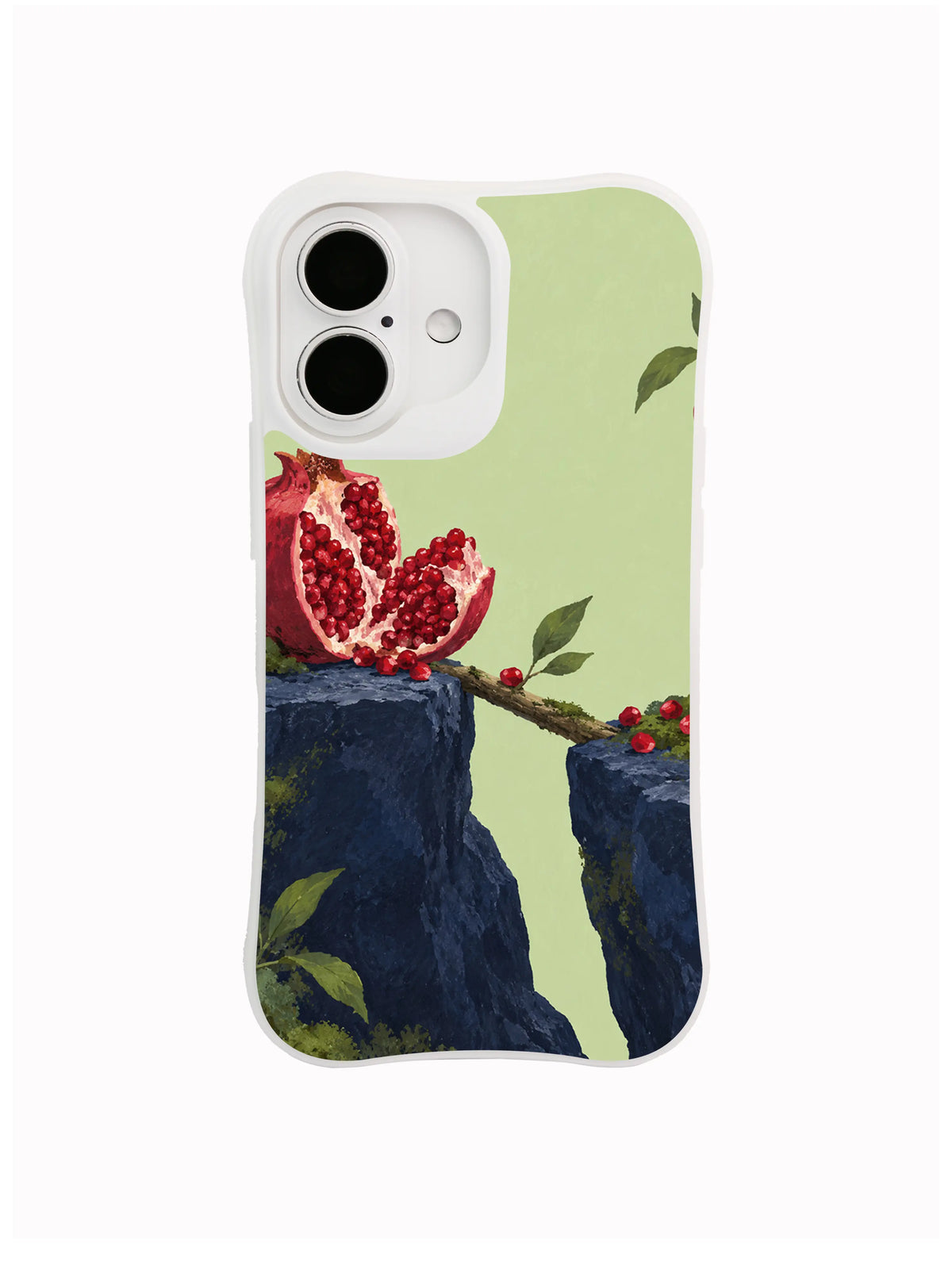 Twig Bridge pomegranate phone case artwork