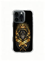 iPhone 14 case with self crowning lion plus 01
