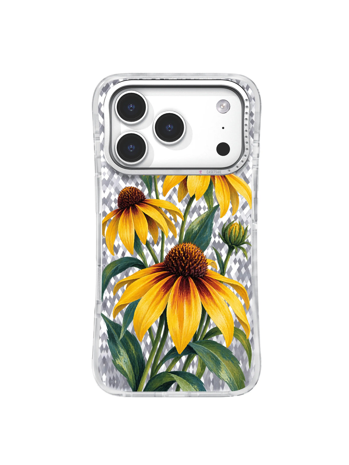 Shared Joy coneflower artwork for iPhone 17 Pro case