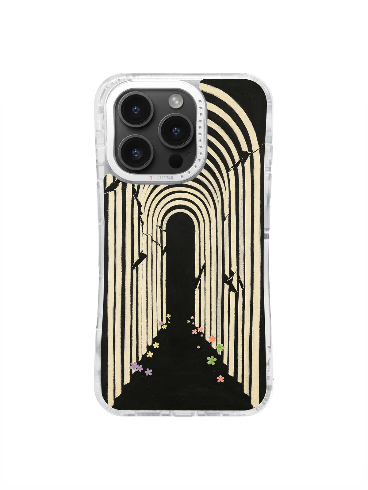 Shadow Doorway Garden pattern for iPhone 16 Pro Max case