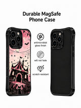 Pink ghost circus iPhone 13 Pro case artwork detail