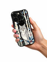 Birch and holly lynx iPhone 15 Pro Max case