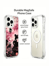 Black cat sailor pumpkin harbor iPhone 13 Pro case detail