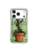 Skeleton Key Gardener leafy key and clay pot iPhone 17 Pro case, pattern five