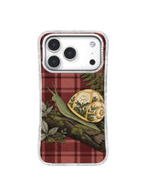 Chrysanthemum greenhouse shell and silver leaves iPhone 17 Pro case pattern four