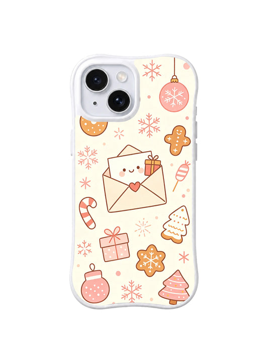 Heart-Sealed Holiday Letter Christmas mail iPhone 14 Plus case by Merry Vellum