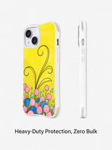 Soft Blossom Geometry iPhone 15 case product view